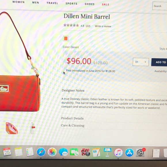 Dooney and Bourke "Dillen Mini Barrel" handbag - Picture 5 of 5